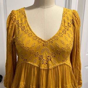 Free People Mockingbird Maxi - Marigold